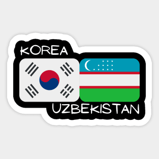 Korean Uzbeks - Korea, Uzbekistan Sticker